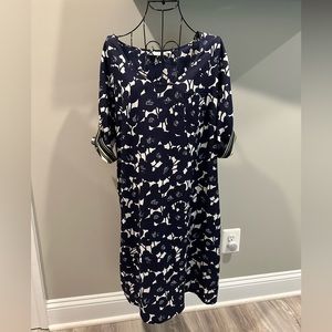 NY&Co navy floral dress